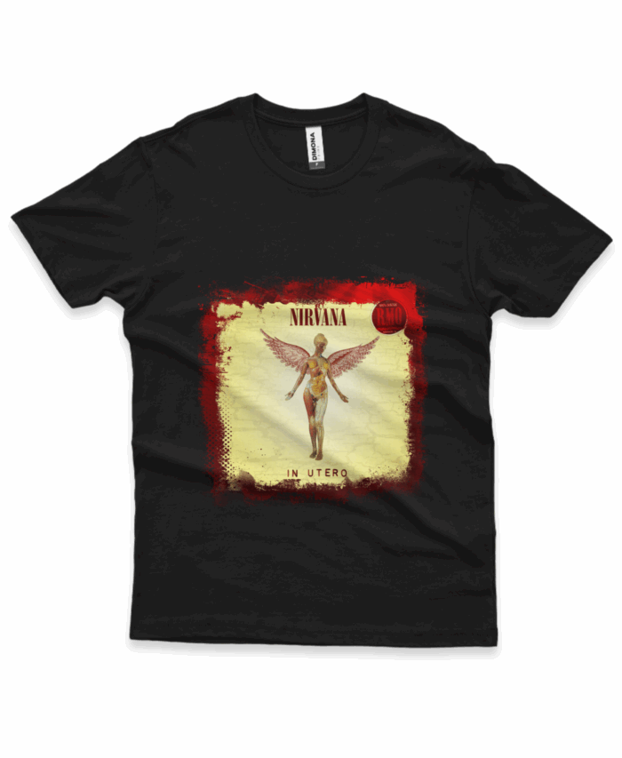 Camiseta Nirvana  Gostou da estampa? Temos para Ecobag, avental e caneca. É só pedir pelo nosso ZAP!