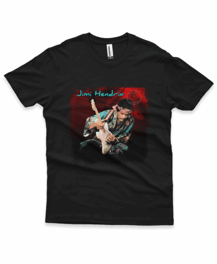Camiseta Jimi Hendrix -Temos esta estampa para outros produtos. É só pedir pelo contato!
