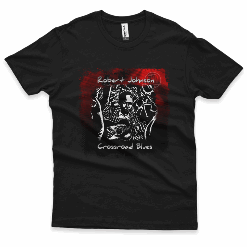Camiseta Robert Johnson - Crossroad Blues -Temos esta estampa para outros produtos. É só pedir pelo contato!