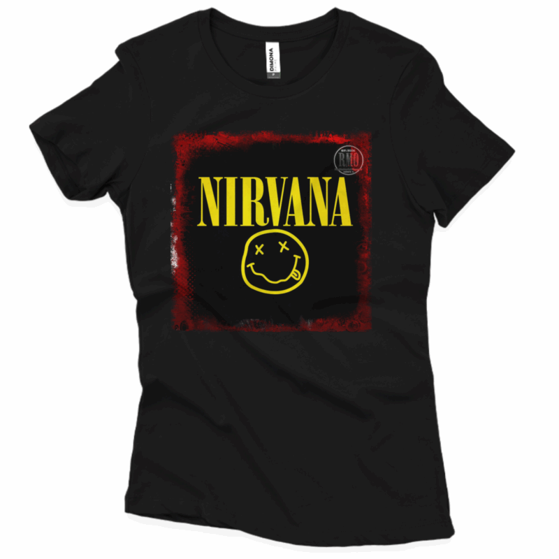 Baby long NIRVANA SHOW! Gostou da estampa? Temos para Ecobag, caneca e avental. É só pedir pelo nosso ZAP!