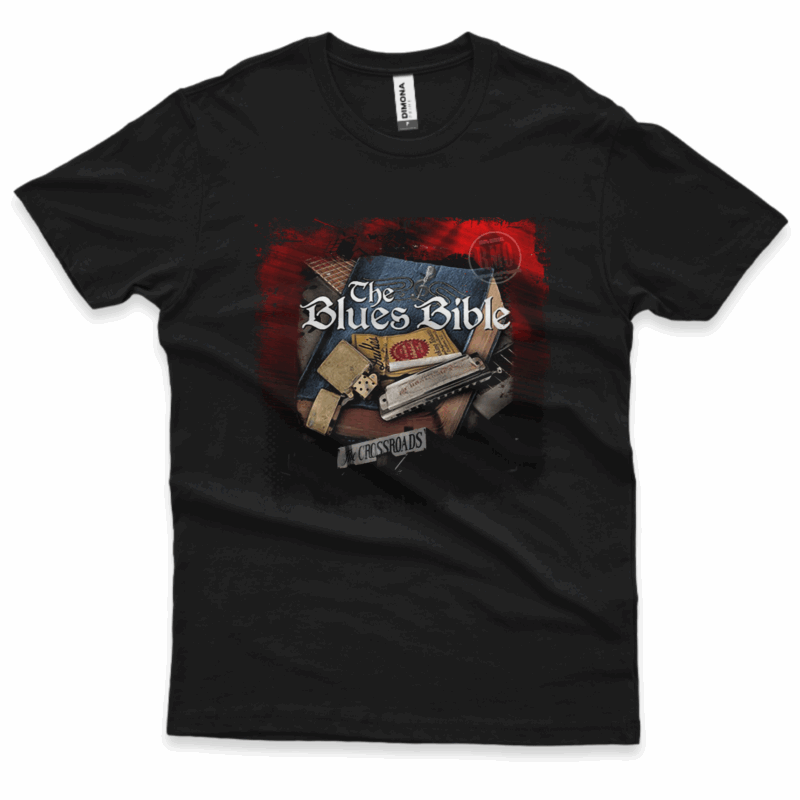 Camiseta The Blues Bible -Temos esta estampa para outros produtos. É só pedir pelo contato!