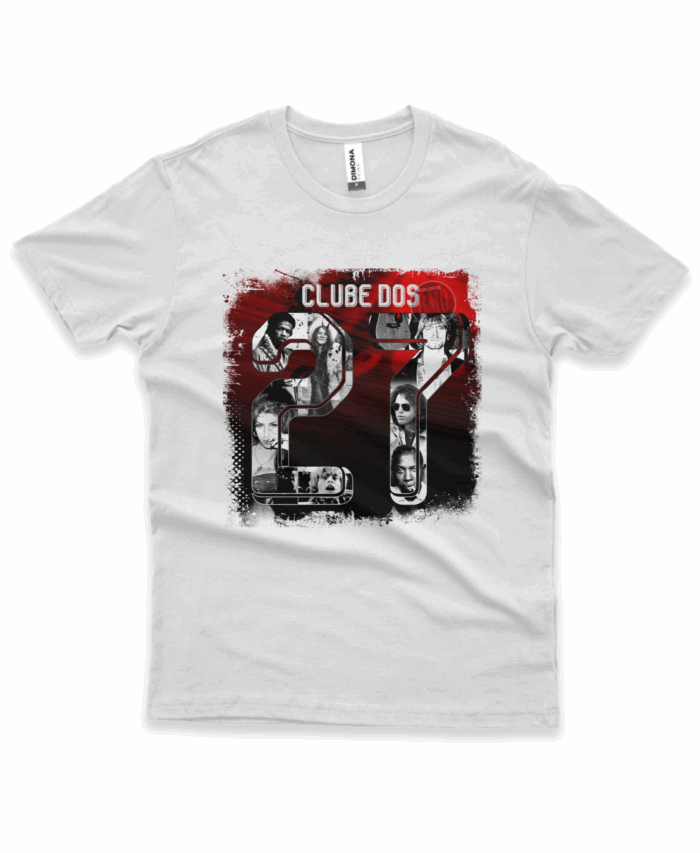 Camiseta CLUBE DOS 27 -Temos esta estampa para outros produtos. É só pedir pelo contato! - Image 2