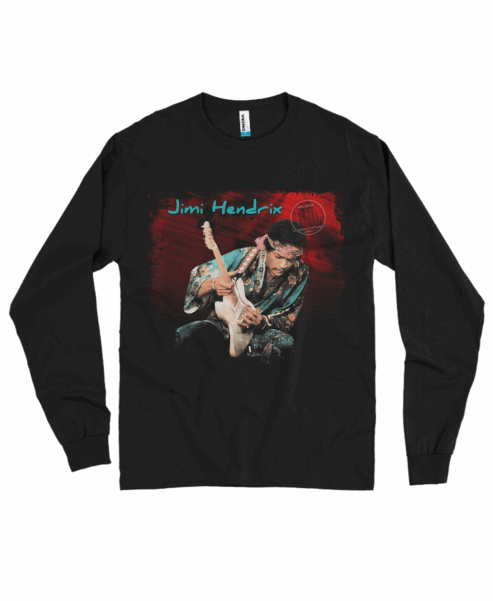 Camisa manga longa Jimi Hendrix - Temos esta estampa para outros produtos. É só pedir pelo contato!