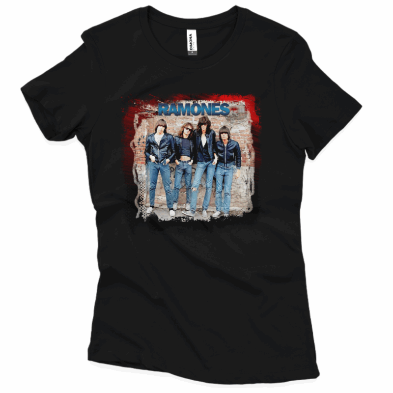 Baby long RAMONES 1 ! Gostou da estampa? Temos para Ecobag, caneca e avental. É só pedir pelo nosso ZAP!