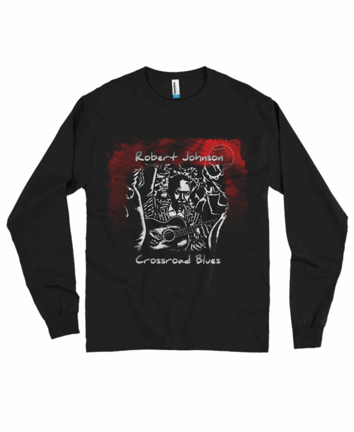 Camisa manga Longa Robert Johnson - Crossroad Blues - Temos esta estampa para outros produtos. É só pedir pelo contato!