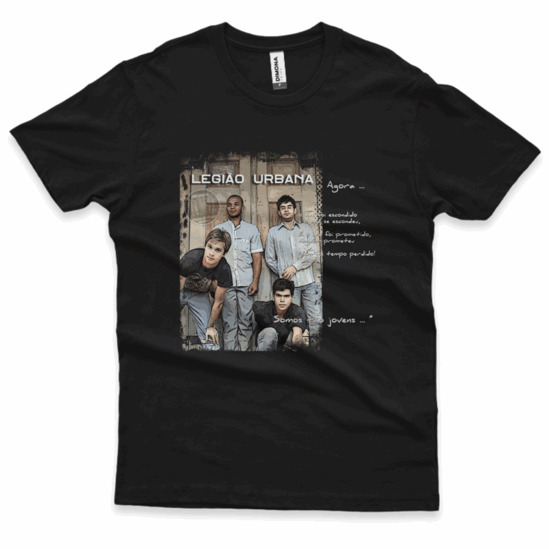 Camiseta LEGIÃO URBANA -Temos esta estampa para outros produtos. É só pedir pelo contato!