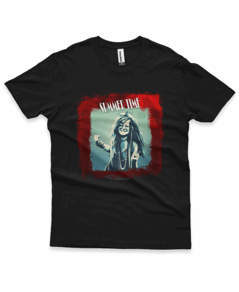 Camiseta Janis Joplin  (Cenário-pop)