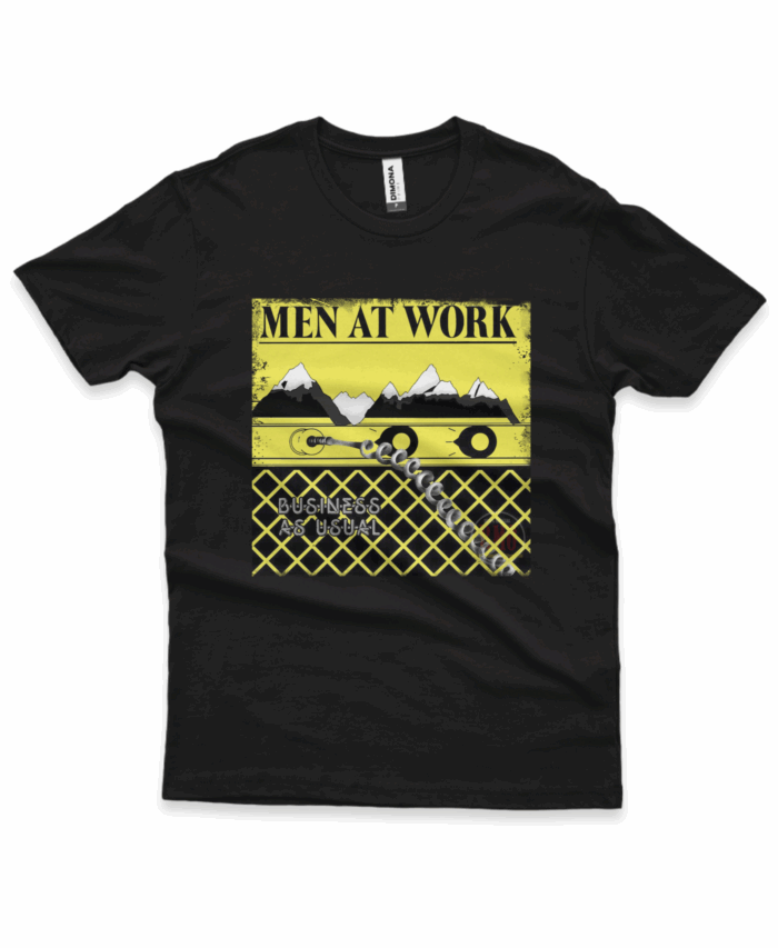 Camiseta Men at Work (Cenário-pop)