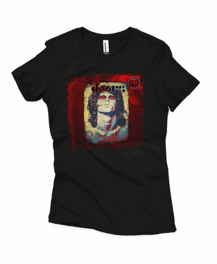 Camiseta baby long The Doors “People Are Strange”  (Cenário-pop)
