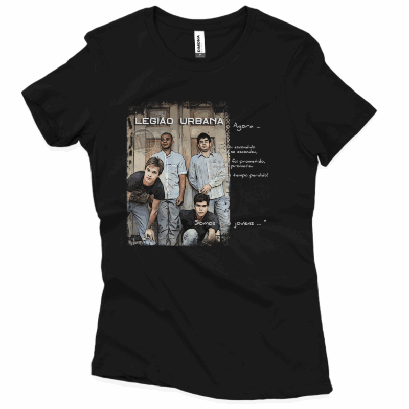 Camiseta baby long Legião Urbana   (Cenário-pop)