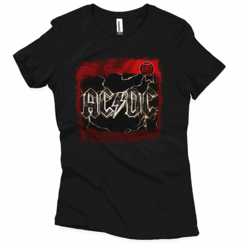 Camiseta baby long ACDC (Cenário-pop)
