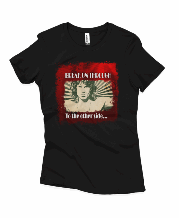 Camiseta baby long The Doors “Light My Fire” (Cenário-pop)