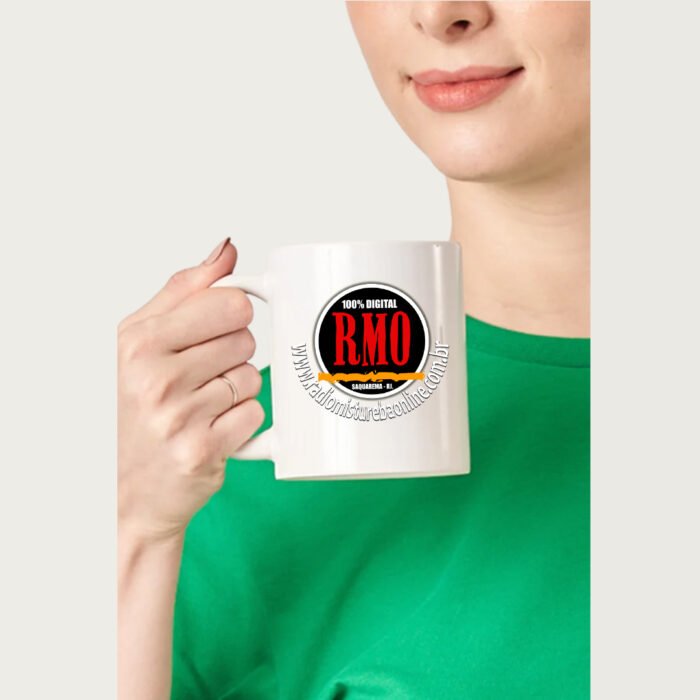 Caneca LOGO RMO PORCELANA BRANCA