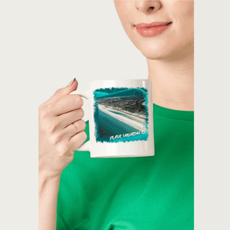 Caneca de porcelana Vilatur   (Cenário-pop)