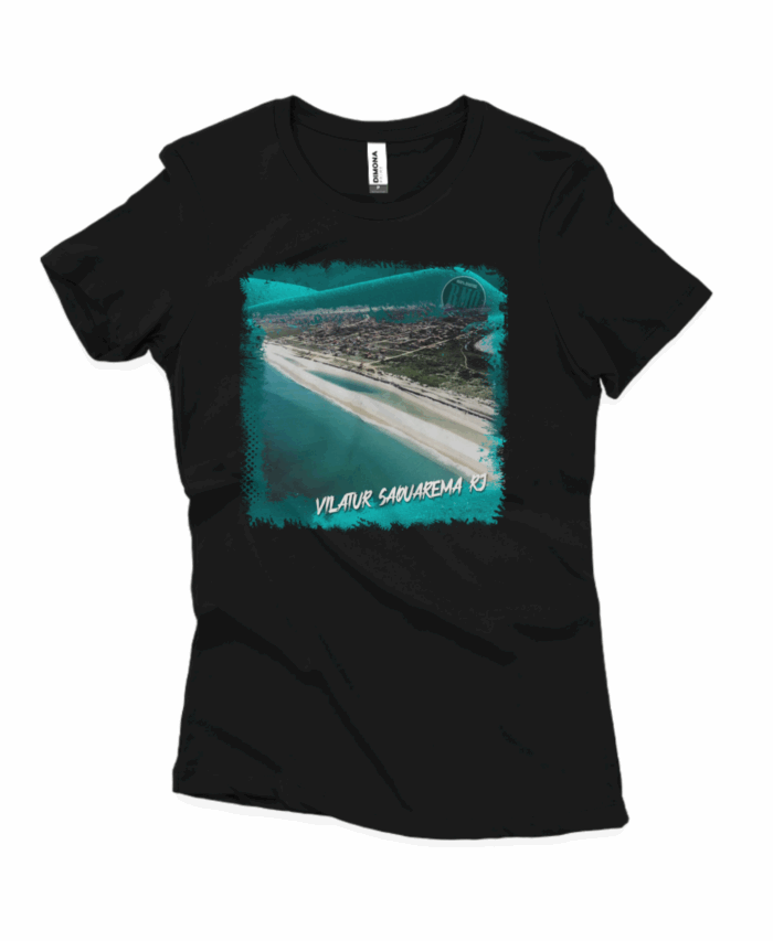 Camiseta baby long Vilatur (Cenário-pop)