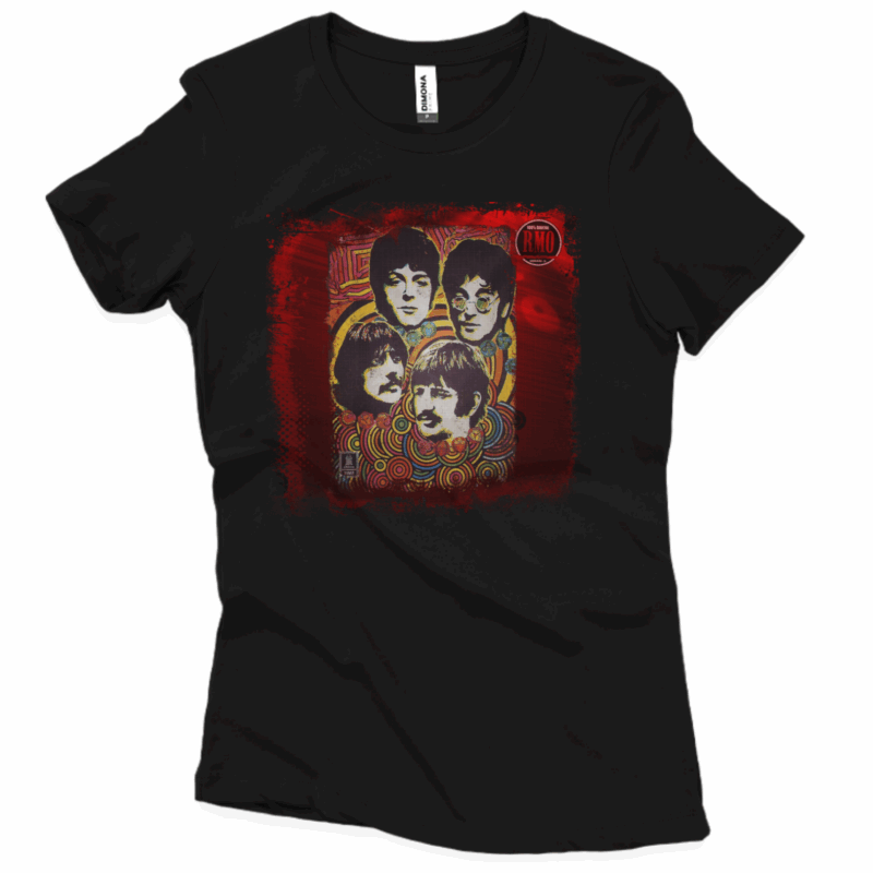 Camiseta baby long The Beatles (Cenário-pop)