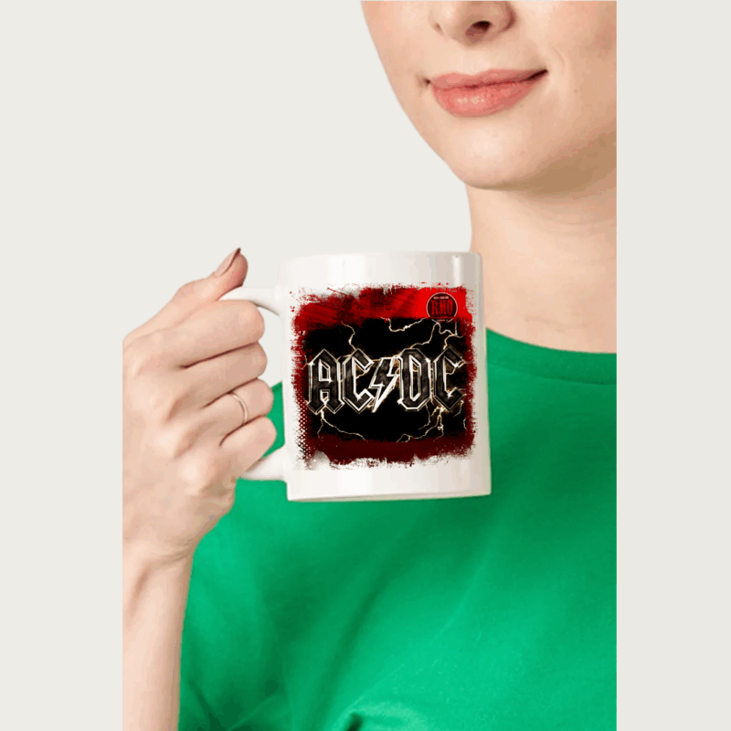 Caneca de porcelana ACDC   (Cenário-pop)