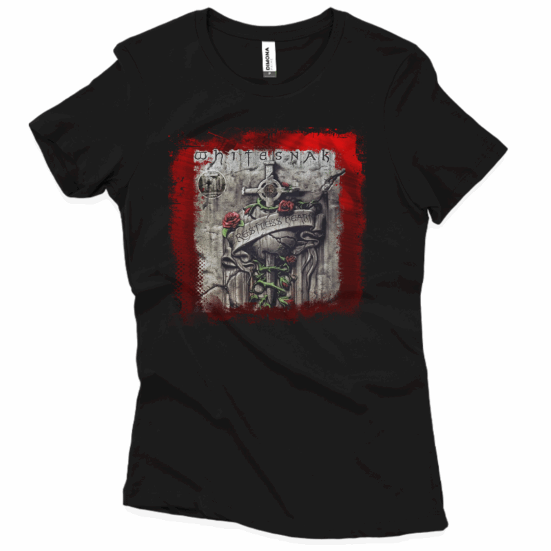 Camiseta baby long whitesnake (Cenário-pop)